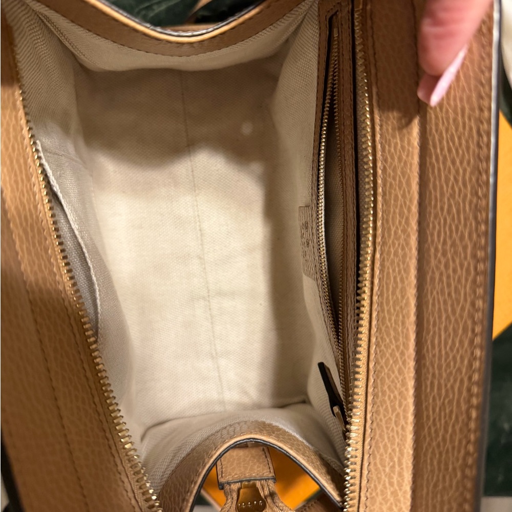 Gucci Beige Leather Satchel - Picture 4 of 6